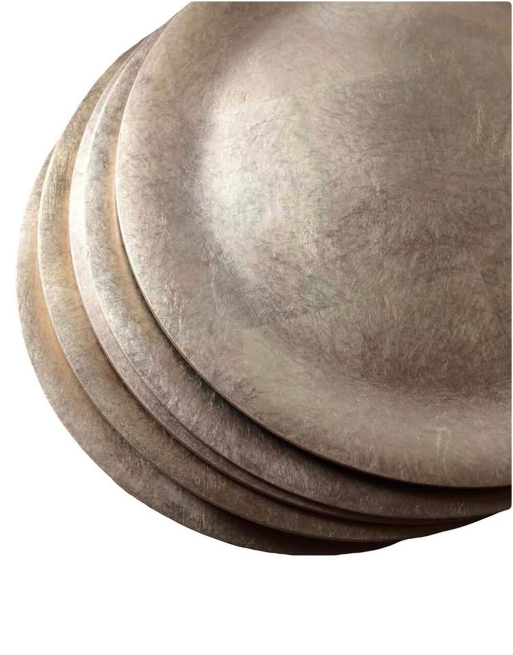 1970s Yamanaka Japanese Gilt Laquerware 12” Charger Plates